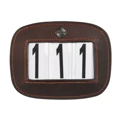 Saddle Number Holder Brown