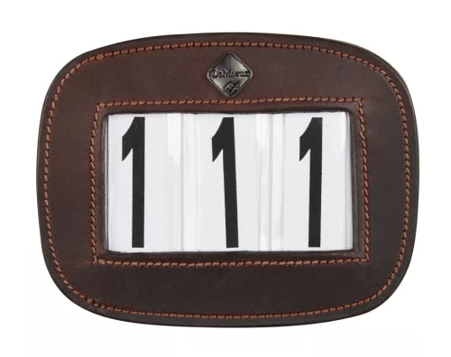 Saddle Number Holder Brown