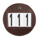 Bridle Number Holder Brown