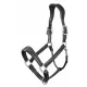 Stitched Leather Headcollar Black