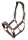 Stitched Leather Headcollar Brown