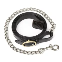Leather Trot Up Chain Brown