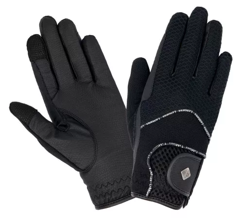 LeMieux 3D Mesh Riding Gloves Black - Large