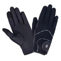 3D Mesh Riding Gloves Navy