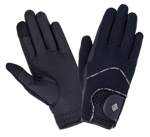 3D Mesh Riding Gloves Navy