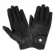 Classic Leather Riding Gloves Black