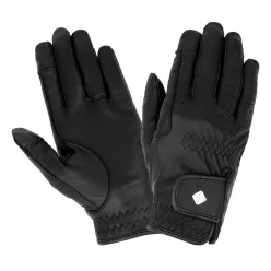 Classic Leather Riding Gloves Black