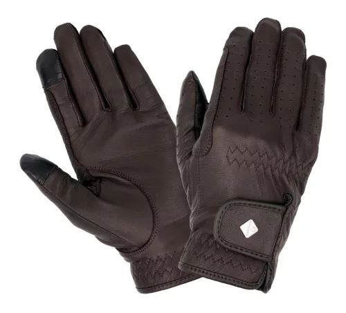 Classic Leather Riding Gloves Brown