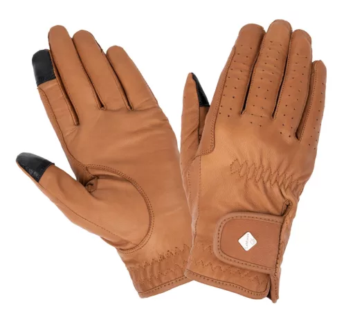 Classic Leather Riding Gloves Tan