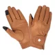 Classic Leather Riding Gloves Tan