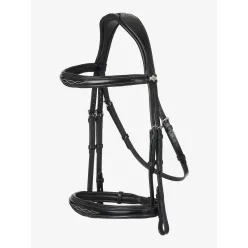 Kudos Competition Flash Bridle Black