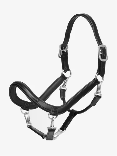 Leather Grooming Headcollar Black