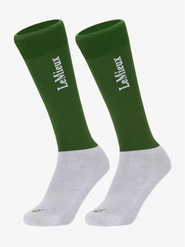 Competition Socks Hunter Green (Twin Pack)