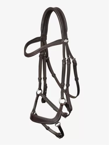 Arika Drop Bridle Brown/Silver
