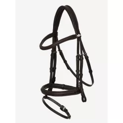 Arika Flash Bridle Brown/Silver