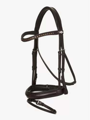 Arika Dressage Bridle Brown/Silver