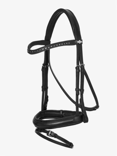 Arika Dressage Bridle Black/Silver