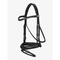 Arika Dressage Bridle Black/Silver