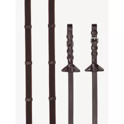 Rubber Grip Continental Reins Havana/Silver