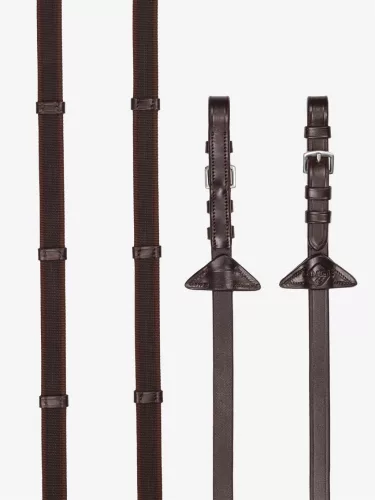 Rubber Grip Continental Reins Havana/Silver