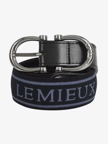 Elasticated Belt Navy
