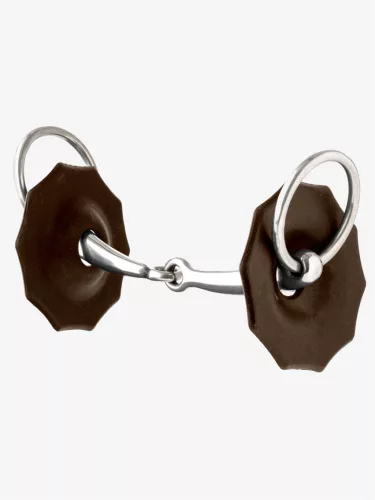 Contoured Rubber Bit Guards Brown