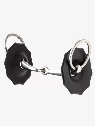 Contoured Rubber Bit Guards Black