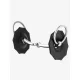 Contoured Rubber Bit Guards Black