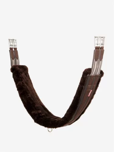 Fleece Lined Anatomic Girth Brown/Brown