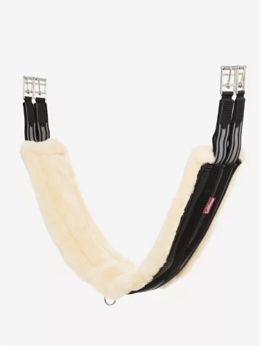 Fleece Lined Anatomic Girth Black/Natural
