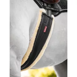 Fleece Lined Anatomic Girth Black/Natural