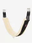 Fleece Lined Anatomic Girth Black/Natural