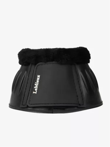 Rubber Bell Boots with Fleece Black