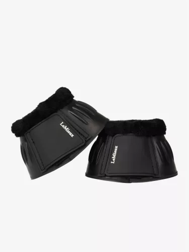 Rubber Bell Boots with Fleece Black