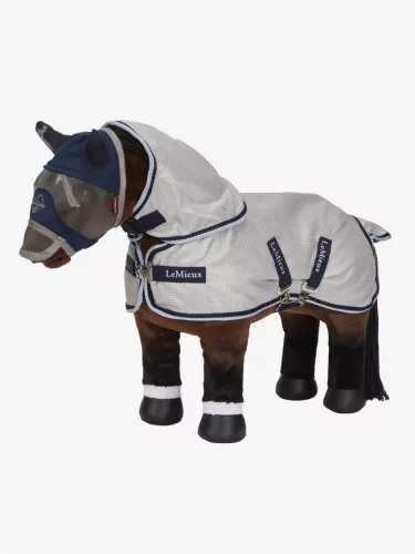 Toy Pony Fly Rug Grey/Navy