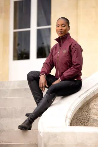 Elite Crew Jacket Burgundy