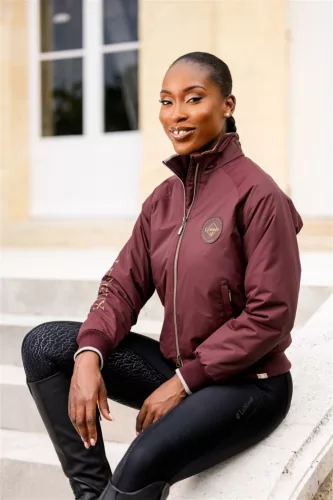 Elite Crew Jacket Burgundy