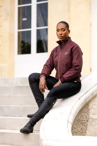 Elite Crew Jacket Burgundy