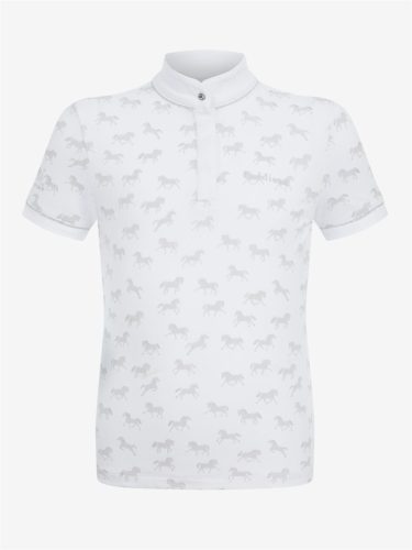 Mini Bella Show Shirt White/Ponies