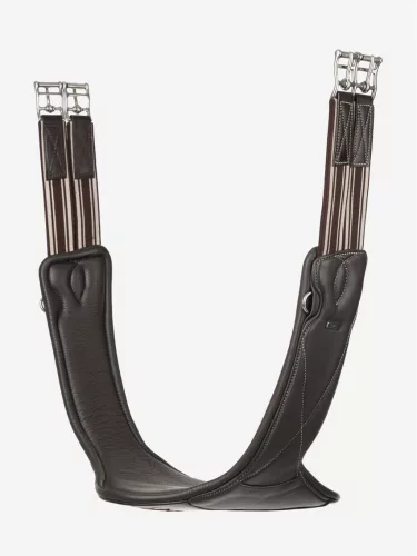 Arika Contoured Long Stud Girth Brown