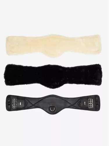 Arika Simuwool Contoured Dressage Girth Black