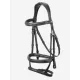 Kudos Double Noseband Bridle Black/Silver