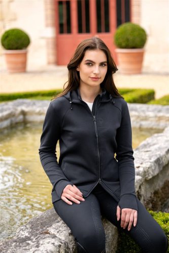 Elite Zip Through Hoodie Navy