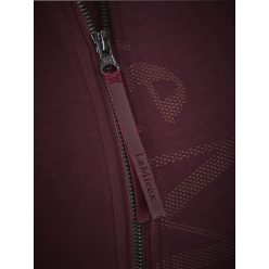 Elite Zip Through Hoodie Burgundy