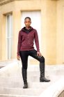 Elite Zip Through Hoodie Burgundy