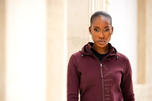 Elite Zip Through Hoodie Burgundy