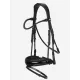 Kudos Patent Rolled Dressage Bridle Black