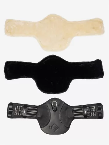 Arika Simuwool Contoured Short Stud Girth Black