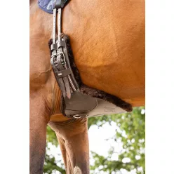 Arika Simuwool Contoured Short Stud Girth Brown