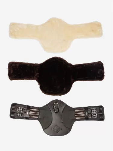 Arika Simuwool Contoured Short Stud Girth Brown